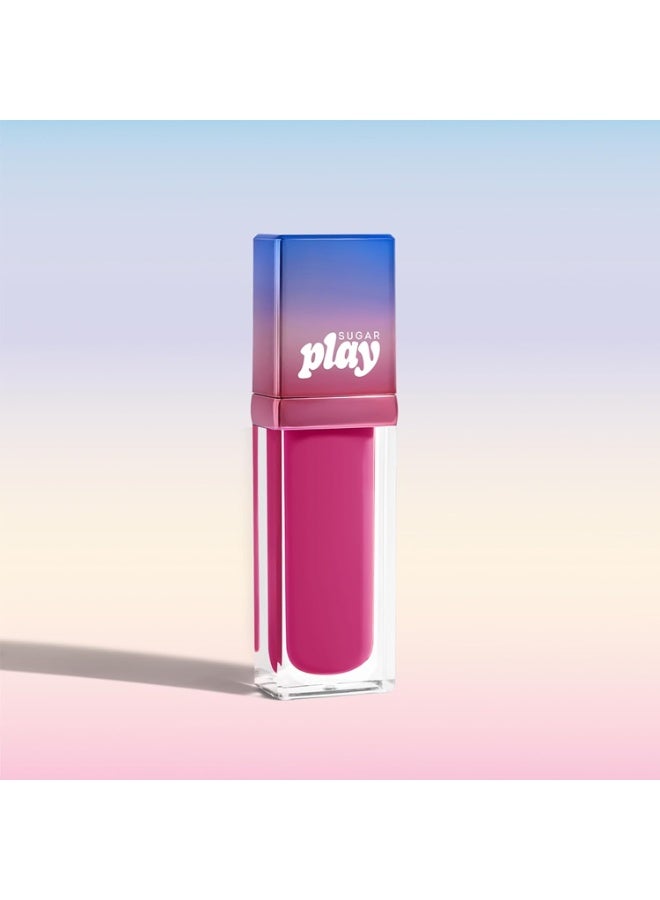 SUGAR Play Vibe Check Liquid Matte Lipstick | 4.5ml - 03 Snacc (Bright Pink) - Image 2